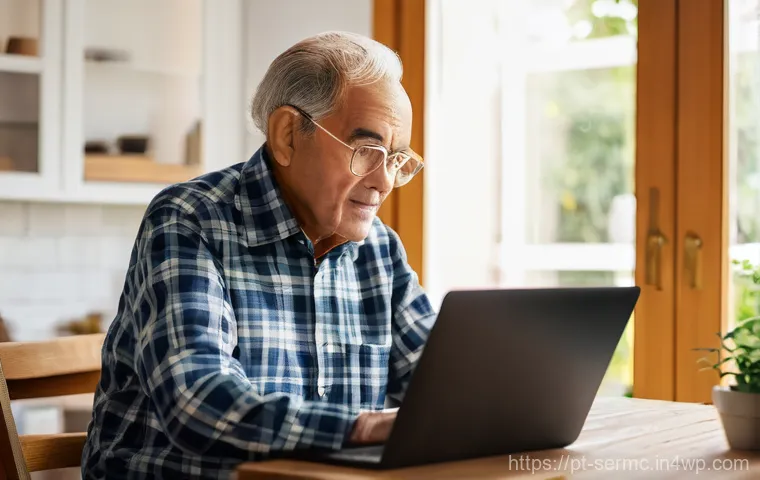 시니어 기술 교육에 대한 조사 - A heartwarming scene of an elderly Portuguese woman, in her late 70s, with a gentle smile and kind e...